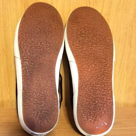 Superga Black Skater Shoes Sneakers Suede Leather Unisex EU 41 Women 9.5 Men 8 - Picture 12 of 14